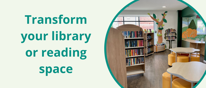 Library furniture for secondary schools and primary, tailored to your needs.