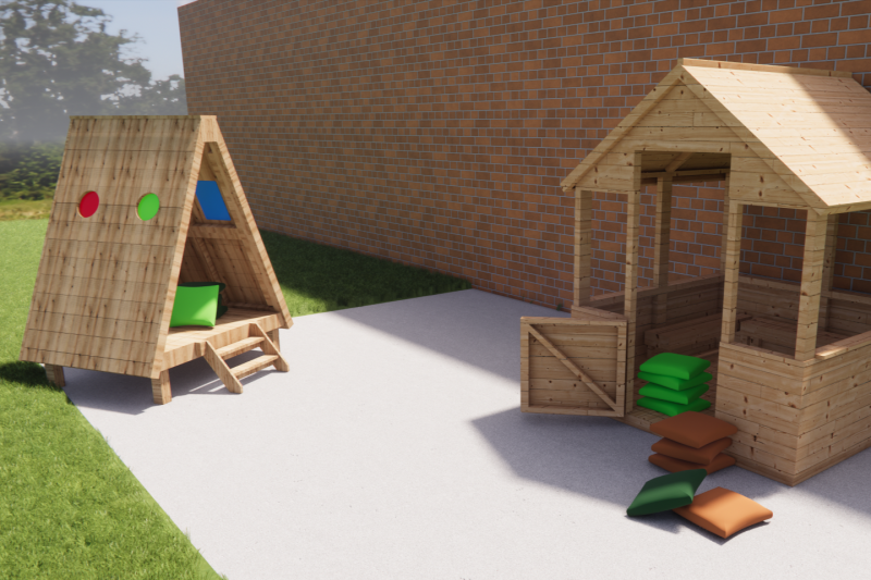 Children's outdoor library