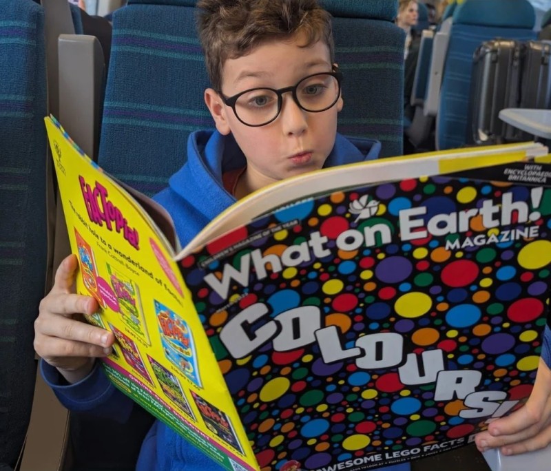 Children's reading for pleasure with What on Earth! magazine