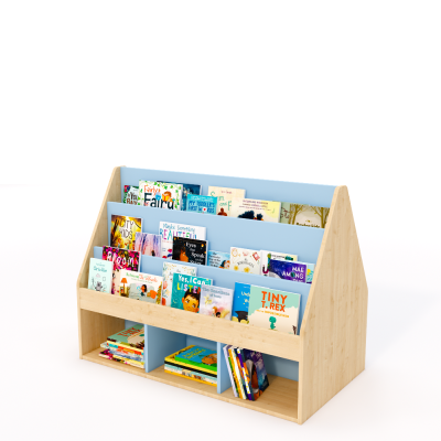 Double sided picture book display unit