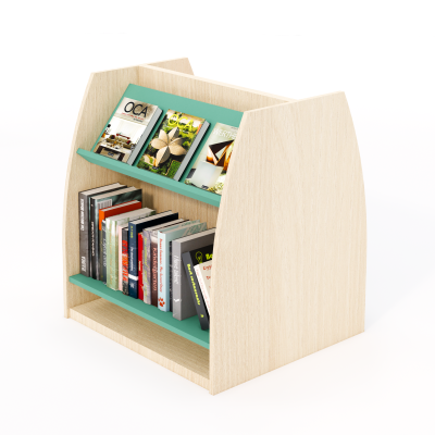 Geo double sided bookshelf - 84cm