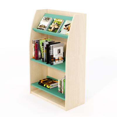 Geo single sided bookshelf - 120cm