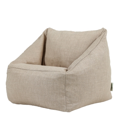 Neutral armchair beanbag