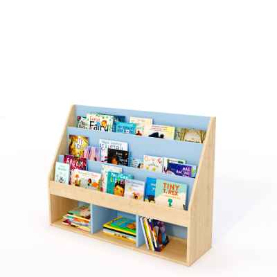 Single sided picture book display unit